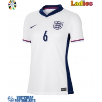 England Marc Guehi #6 Replica Home Shirt Ladies Euro 2024 Short Sleeve